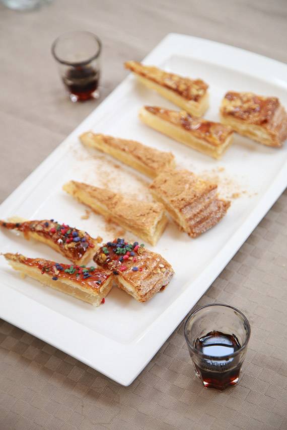 페드로 히메네스와 아람풍 디저트.