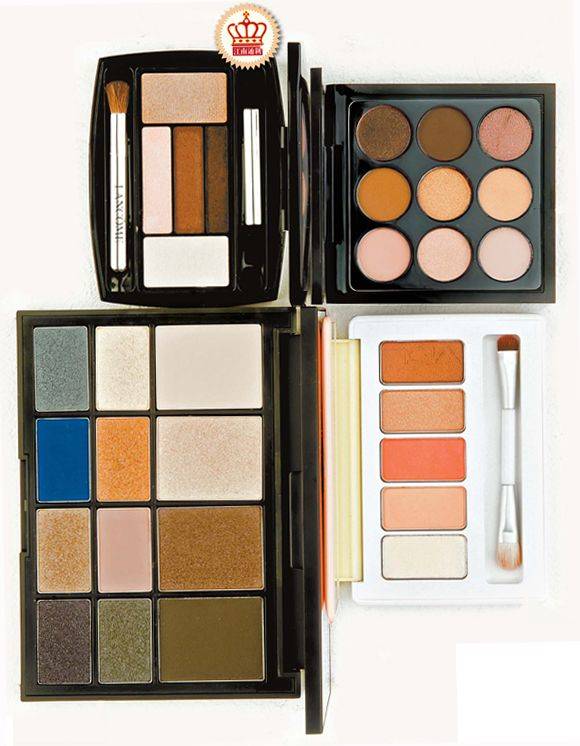 왼쪽 위부터 시계방향으로 랑콤, 맥, 나스, VDL.