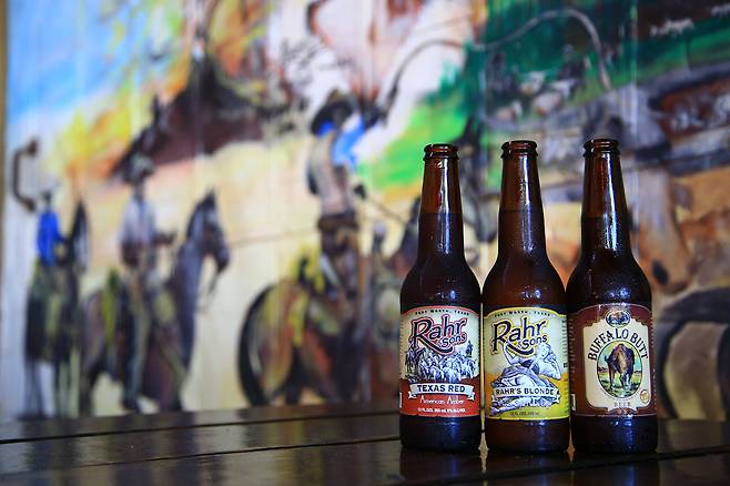포트워스를 대표하는 지역 맥주 삼총사.