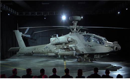 오는 27일 육군에 인도되는 미 보잉사의 아파치 가디언