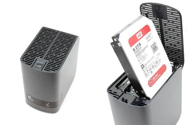 NAS에는 두 개 이상의 하드디스크가 들어간다