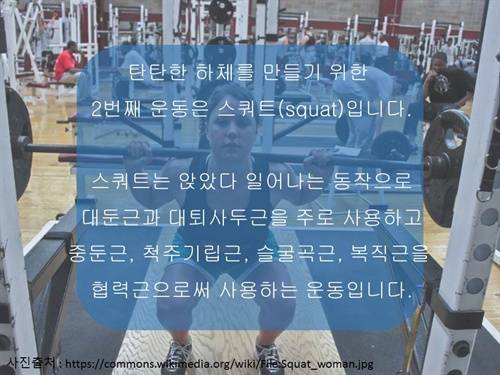 엉덩이와 다리라인을 위한 운동법