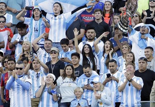 “알젠티나! 알젠티나!” / 사진=AP뉴시스