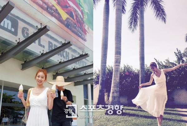 배우 왕지원 태국 파타야 촬영 비하인드 컷. 사진 제이와이드 컴퍼니