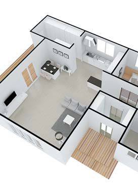 평택 파인캐슬 1층 단면도.