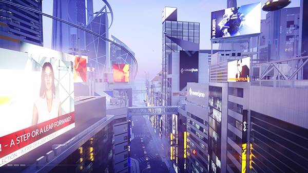 미러스 엣지 카탈리스트 플레이화면