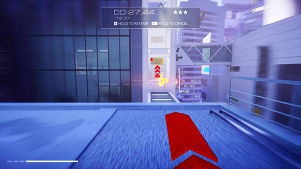 미러스 엣지 카탈리스트 플레이화면