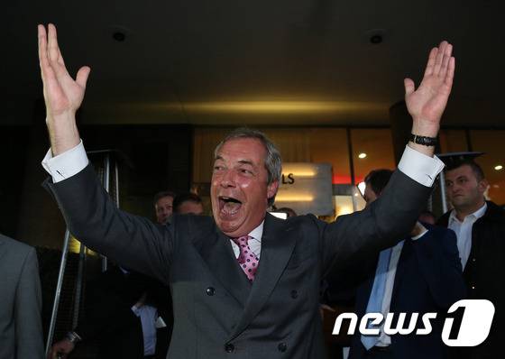 나이절 패라지 UKIP 대표. © AFP=뉴스1