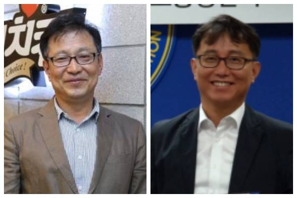 네네치킨을 운영하는 혜인식품의 현철호 회장(왼쪽), 현광식 사장