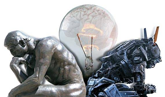 조각가 오귀스트 로뎅의 생각하는 사람(Le Penseur·왼쪽)은 인간 특유의 상상력을 상징하는 작품이다. 인공지능이 등장하면서 이런 상상력마저 위협받고 있다.