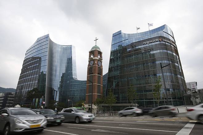 사랑의교회 전경. 이정아 기자