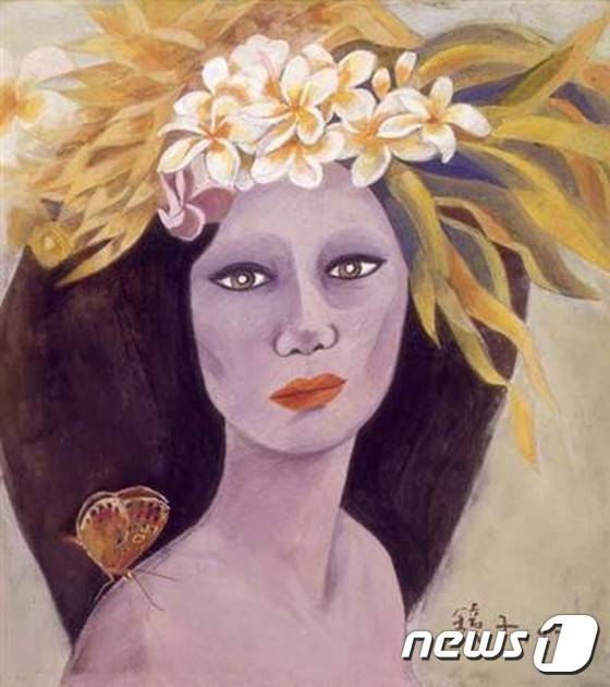 위작 의혹이 제기된 '미인도' © News1