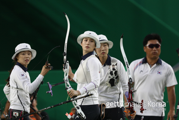 한국 여자양궁 대표팀이 올림픽 8연패의 위업을 달성했다. 게티이미지/멀티비츠