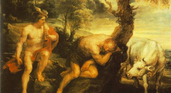 루벤스, ‘아르고스를 잠재우는 헤르메스’