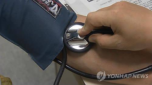 혈압측정 [연합뉴스TV 캡처]
