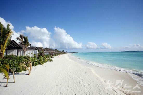 보드라운 비치에 위치한 얼스빌라 (사진=온라인몰디브 제공)