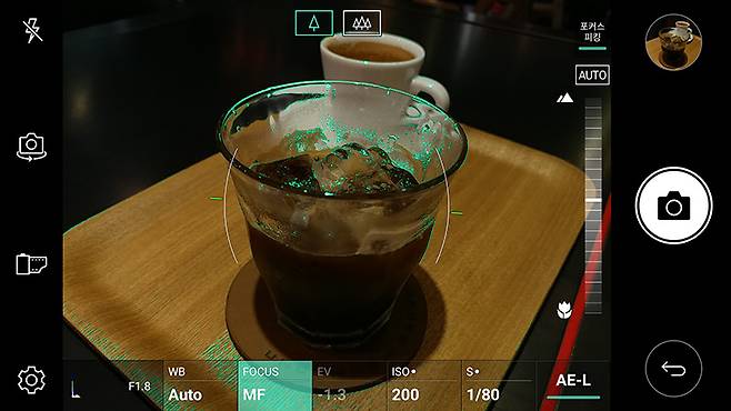 포커스 피킹 기능