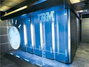 IBM 인공지능 왓슨의 슈퍼컴퓨터.