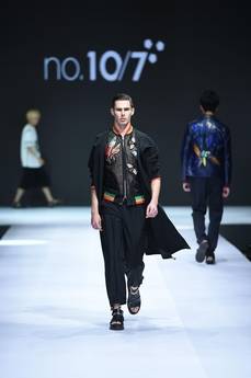 26일 차이나패션위크에 선보인 넘버텐세븐 /한국패션산업연구원