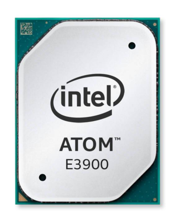 인텔 아톰 E3900 시리즈 프로세서. IoT 분야의 비교적 무거운 연산을 처리해 클라우드 데이터센터의 프로세싱 집중화 현상을 줄여줄 전망이다.
