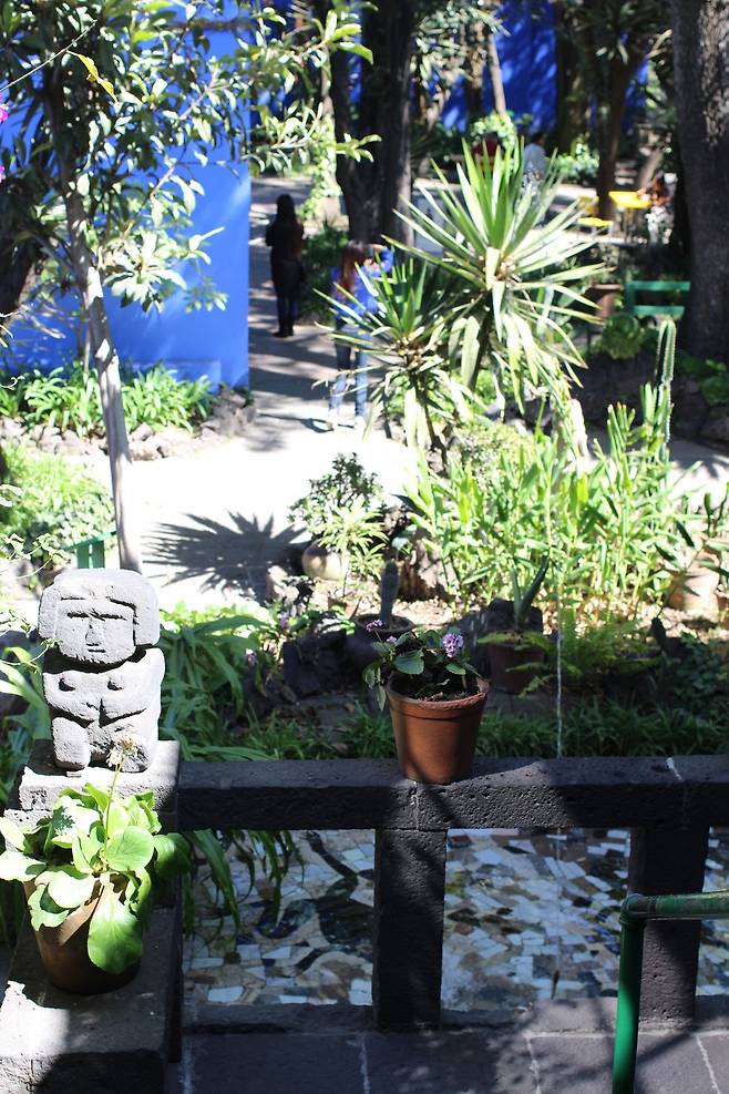 까사 아술 안뜰.