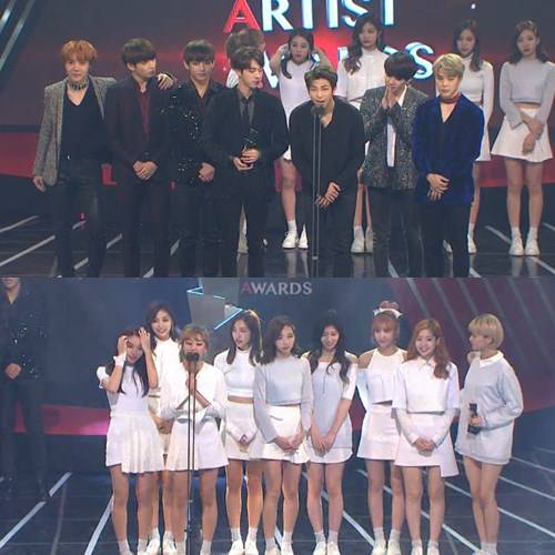 /사진=2016 AAA 시상식 방송화면