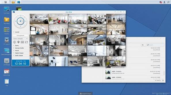 카메라를 연결해 CCTV 시스템 구성도 가능하다