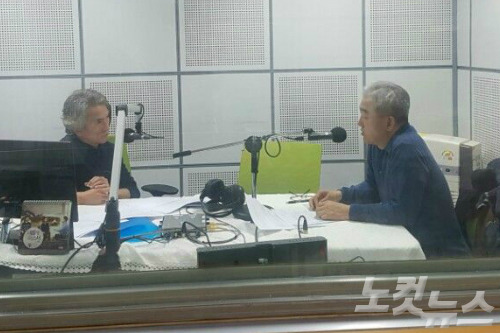 'CBS라디오 시사자키 정관용입니다'에 출연한 유진룡 전 문화체육관광부 장관 (사진=권영철 선임기자)