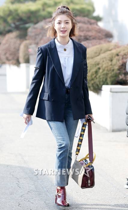 [★포토]엄현경, '따라하고 싶은 자켓 패션'