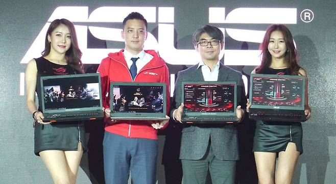 이날 행사장에 선보인 2017년형 ROG 시리즈