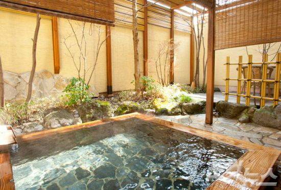 나나카와는 널찍한 규모의 전용 노천탕을 보유한 고급료칸이다.(사진=재패니안 제공)