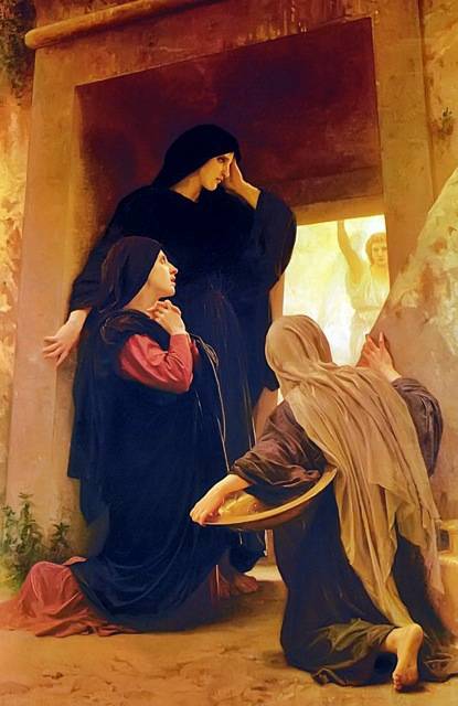 윌리엄 아돌프부게로 작 ‘무덤을 찾은 여인들’.