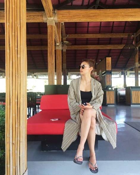 '도깨비' 포상휴가를 떠난 이엘. 사진=이엘 인스타그램