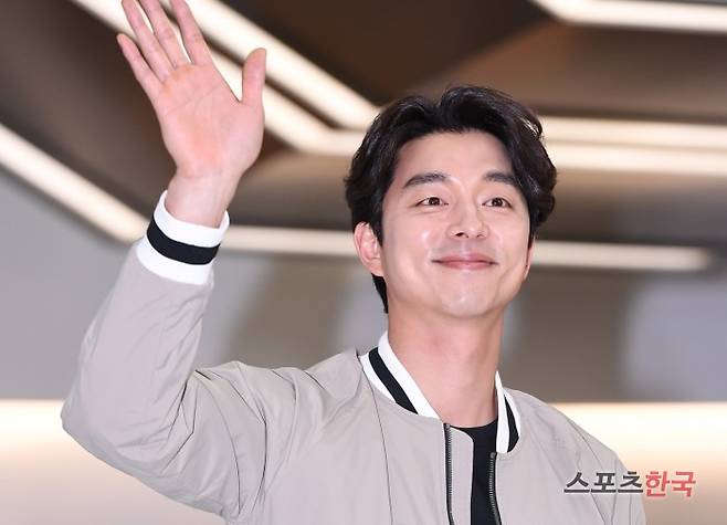 디스커버리 사진행사에 참석한 공유. 사진=이혜영 기자 lhy@hankooki.com