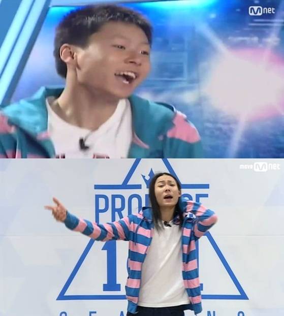 2010년 '슈퍼스타K2' 출연 당시 장문복(위)와 20107년 '프로듀스101 시즌2'에 출연한 장문복(아래) [사진 Mnet 방송 캡처]