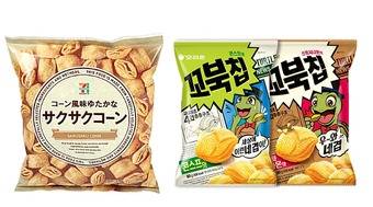 /사진 = 일본 세븐일레븐 홈페이지(왼쪽), 오리온 제공(오른쪽) © News1