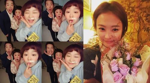 홍윤화 심진화 웃찾사 본방사수 독려 사진=홍윤화, 심진화 SNS