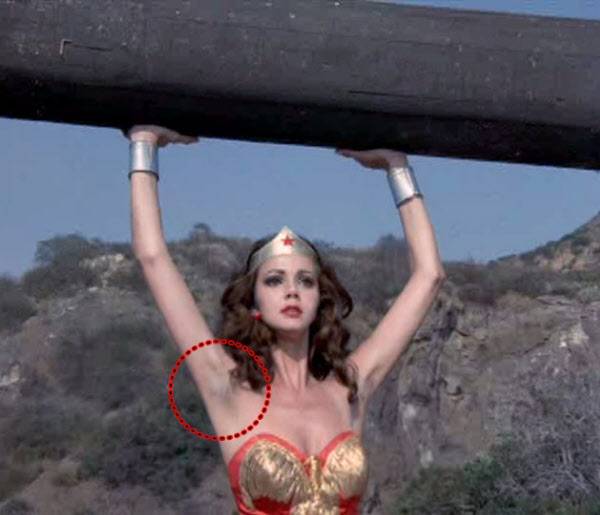 1976~1979년 방영된 TV 시리즈 '원더우먼'에 등장하는 원더우먼(린다 카터 분)./인터넷 캡쳐