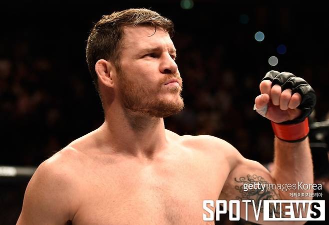 ▲ 마이클 비스핑은 조르주 생피에르를 맞이할 타이틀 2차 방어전을준비하고 있다.