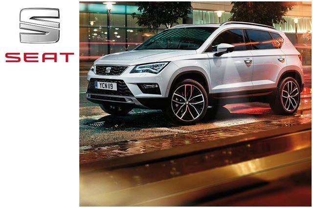 세아트 로고(좌)와 지난해 출시한 소형 SUV 아테카(우)