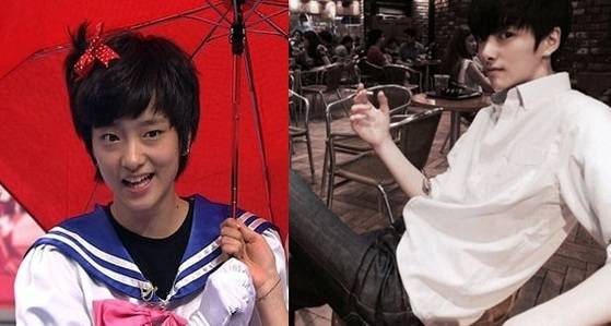 '스타킹'에 출연했던 정다은(왼쪽)과 최근 정다은 [사진 SBS, 정다은 인스타그램]