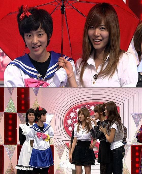 2009년 '스타킹'에 출연했떤 정다은(왼쪽) / [사진 SBS]