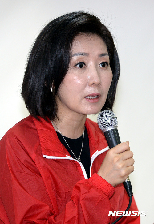 【서울=뉴시스】이영환 기자 = 나경원 자유한국당 의원. 2017.04.17.  20hwan@newsis.com