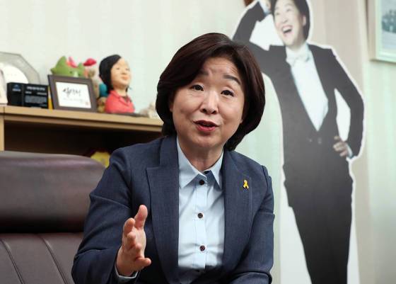 심상정 정의당 대선후보. 강정현 기자