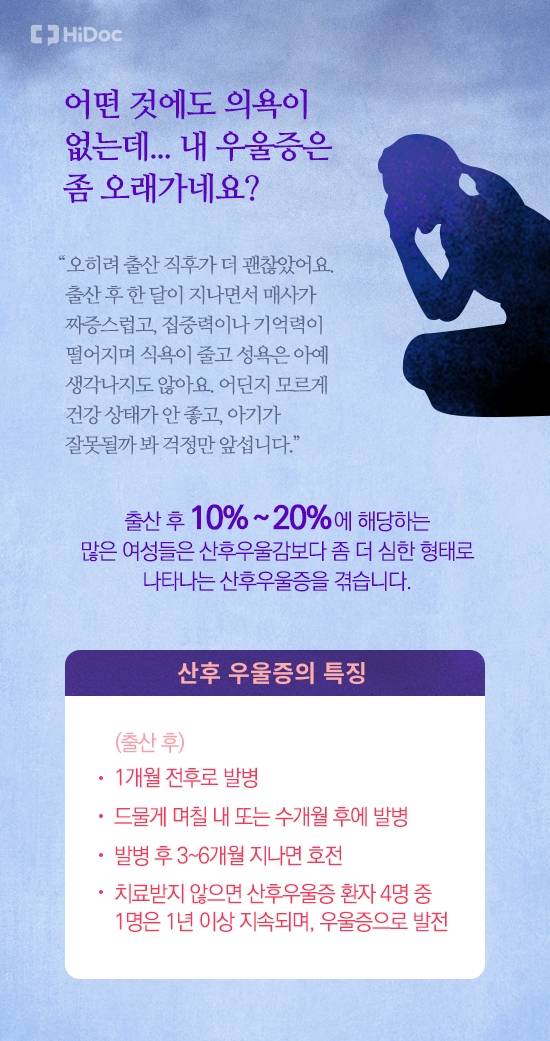 산후우울증의 특징