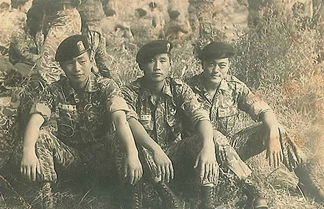 문재인 대통령의 특전사 때 모습.