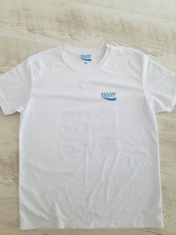 해명글을 올린 누리꾼은 자신이 영상 속 등장하는 남성이라며 포카리스웨트 30주년 기념 블루런 행사 티셔츠를 함께 올렸다. /사진=디씨갤러리 캡처