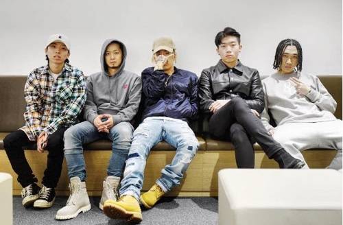 왼쪽부터 해쉬스완, 더콰이엇, 도끼, 창모, 김효은 [더콰이엇 인스타그램 캡처]
