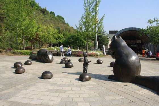공주밤 조형물