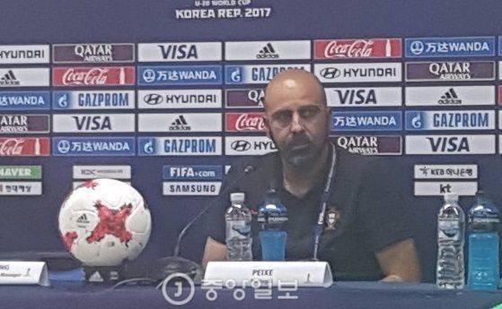 에밀리우 페이세 포르투갈 U-20 축구대표팀 감독. 인천=김지한 기자